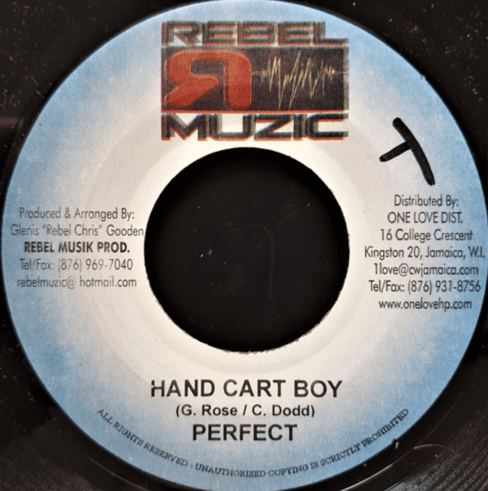 Perfect Giddimani "Hand Cart Bwoy" on 13thStreetPromotions.com #Jamaica #Reggae #13thStreetPromotions #Perfect #PerfectGiddimani #HandcartBwoy #2004 #RebelMusik #RebelChris #Riddim #Oldies #OldSchool #OldiesSunday #Caribbean