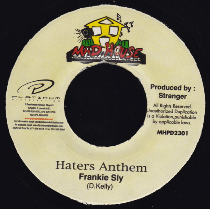 Frankie Sly "Haters Anthem" on 13thStreetPromotions.com #Jamaica #Dancehall #Music #13thStreetPromotions #FrankieSly #HatersAnthem #1999 #Riddim #DaveKelly #MadHouseProductions #Oldies #OldiesSunday #OldSchool #Caribbean #Throwback