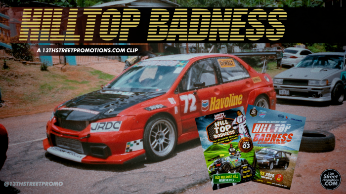 Winty Quinty Racing "Hilltop Badness" Highlights on 13thStreetPromotions.com #Jamaica #Racing #Manchester #MelroseHill #Racing #Cars #WintyQuinty #WintyQuintyRacing #Racing #Race #RallyCar #Drifting #13thStreetVisuals #Recap #Highlights #Video #Youtube