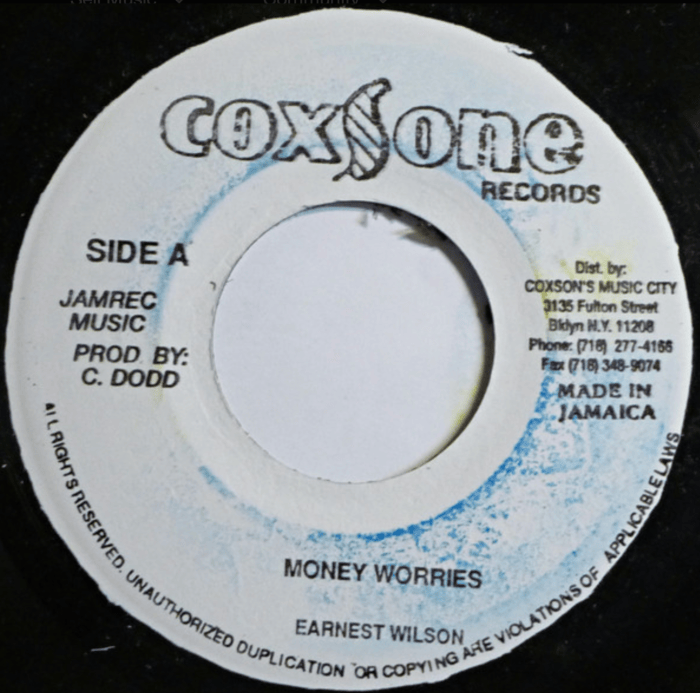Ernest Wilson "Money Worries" on 13thStreetPromotions.com #Jamaica #Rocksteady #Music #13thStreetPromotions #ErnestWilson #MoneyWorries #1967 #StudioOne #SirCoxsoneDodd #OldiesSunday #Oldies #OldSchool #Riddim #Caribbean