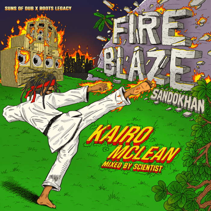 Kairo Mclean "Fire Blaze" on 13thStreetPromotions.com #Canada #Toronto #Reggae #Music #Reggae #13thStreetPromotions #KairoMclean #SunsofDub #Scientist #FireBlaze #Riddim #Caribbean RootsLegacy #Jamaica